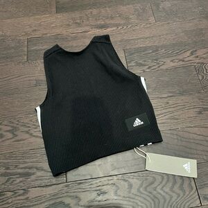 Adidas ~ racer back ribbed tank